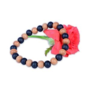 Karungali Sandalwood Bracelet | 100% Natural Karungali Sandalwood | Modern Bracelet | Unisex | Brown | 8mm Bead Size | 1 Piece