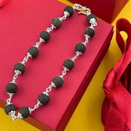 Original Karungali Bracelet for Men – Natural Ebony Wood Healing Bracelet | Positive Energy, Spiritual Protection & Meditation Jewelry | Handcrafted Wellness Accessory