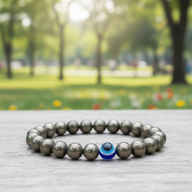 Dhan Yog Bracelet for Men & Women | Pyrite, Citrine & Aventurine Astrology Beads | Money Magnet for Wealth, Prosperity, Success & Good Luck | Healing Bracelet